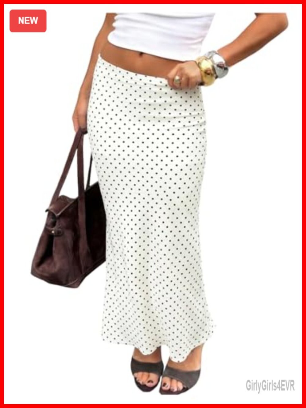 Milumia Women's Floral Mesh Ruffle Hem Fishtail Maxi Long Skirt
